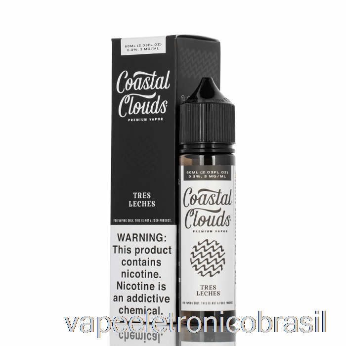 Vape Recarregável Tres Leches - Nuvens Costeiras Co. - 60ml 0mg